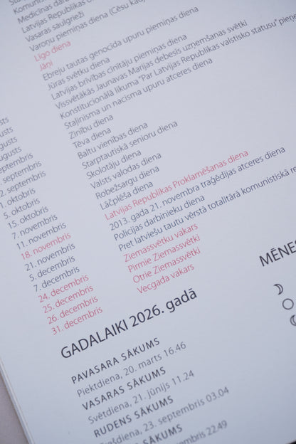 SUPERAKCIJA. Zīmola plānotājs 2026.gadam. Pūderrozā. Plānotājs,kalendārs 2026