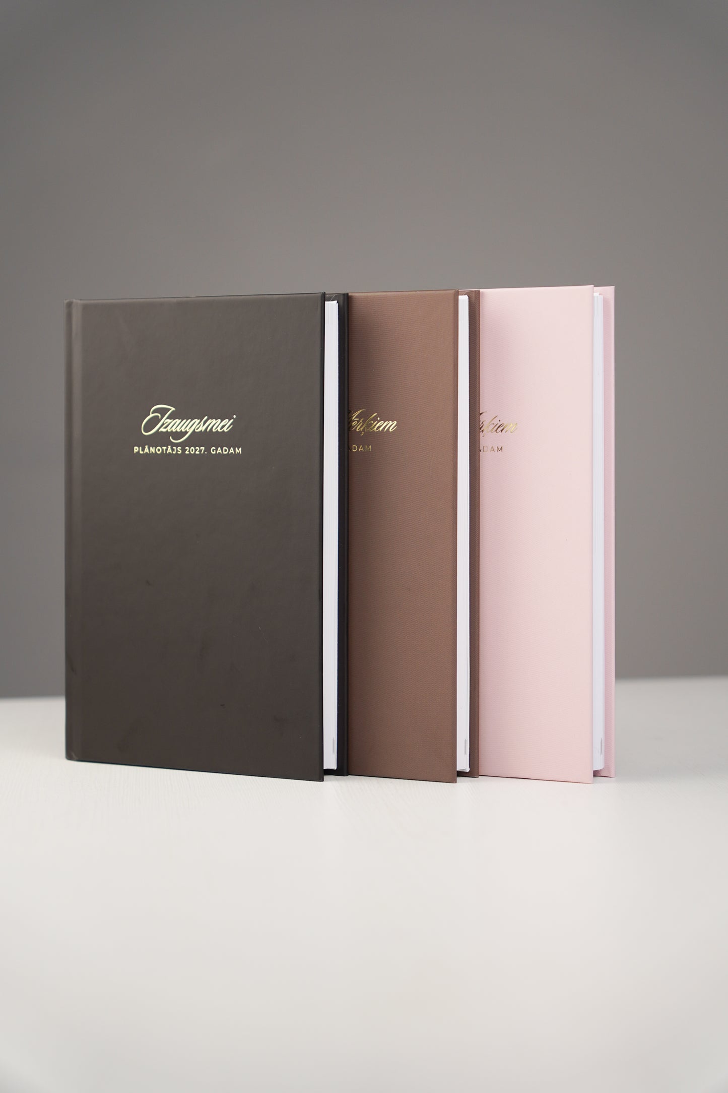 JAUNUMS. PŪDERROZĀ. Zīmola Dream Light Planner 2027 – elegants nedēļas plānotājs