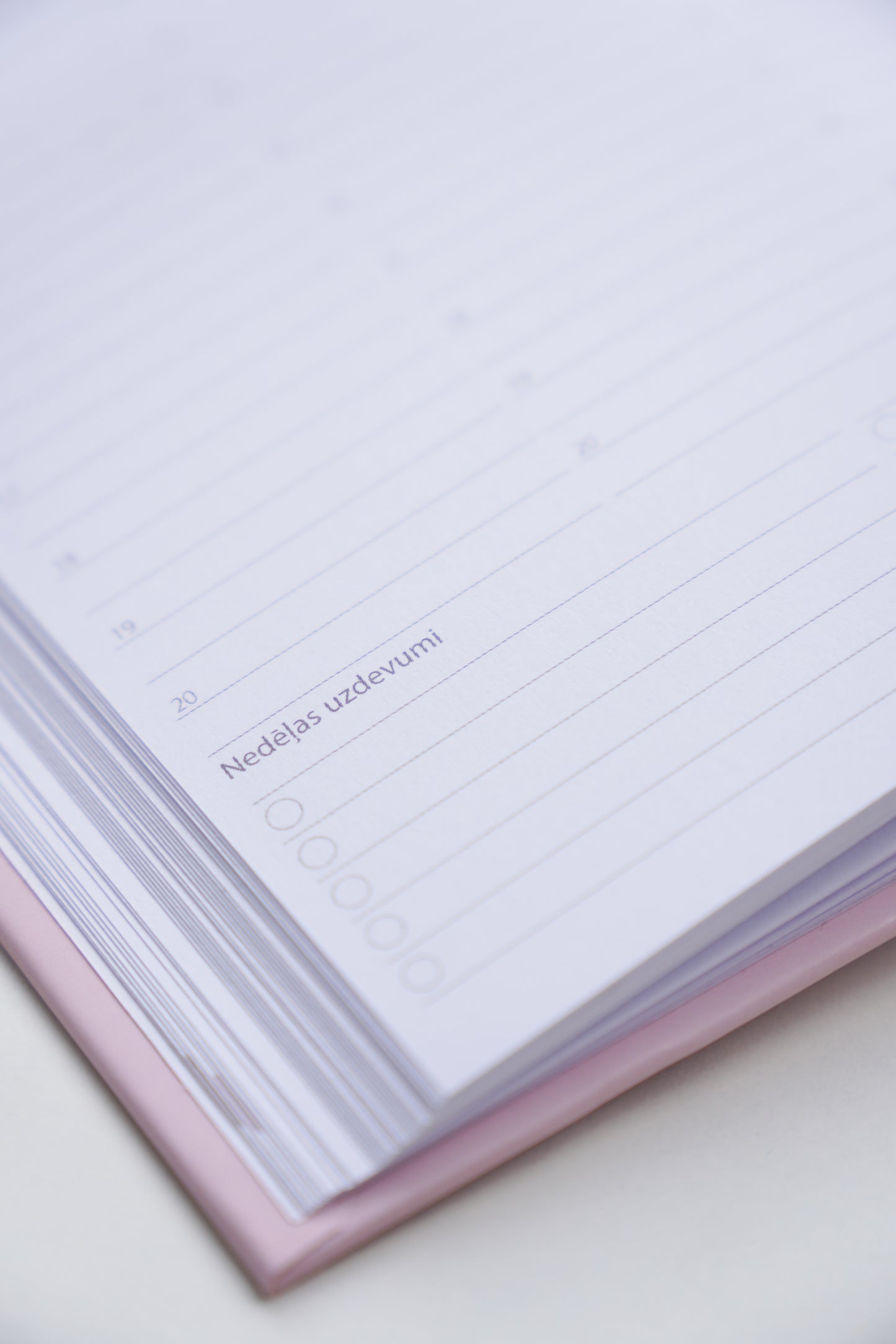 JAUNUMS. PŪDERROZĀ. Zīmola Dream Light Planner 2027 – elegants nedēļas plānotājs