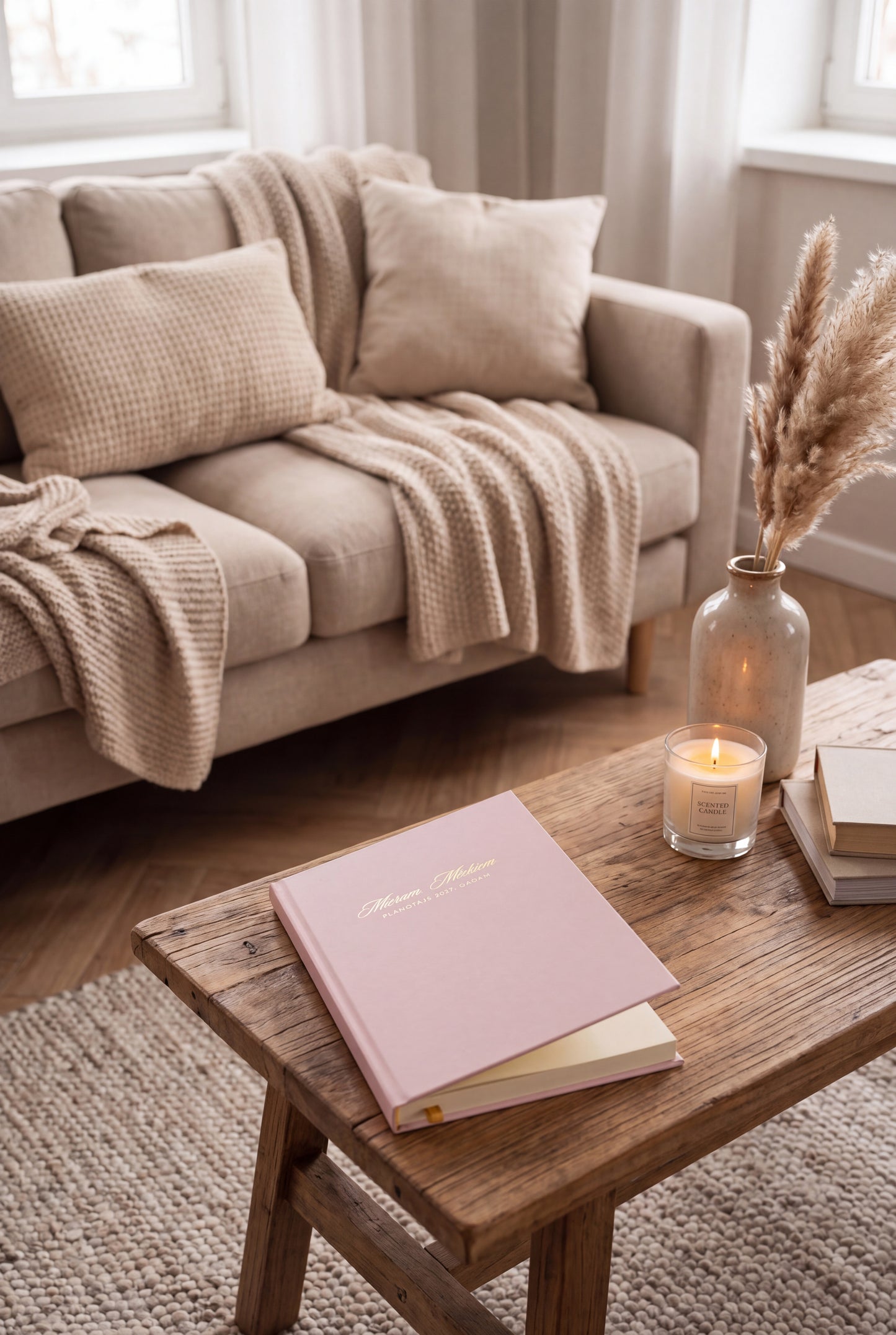 JAUNUMS. PŪDERROZĀ. Zīmola Dream Light Planner 2027 – elegants nedēļas plānotājs