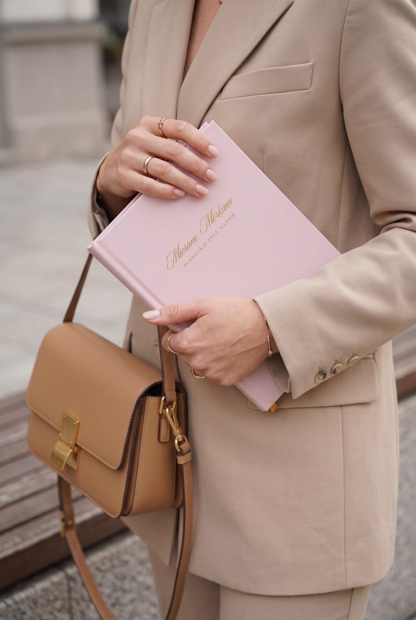 JAUNUMS. PŪDERROZĀ. Zīmola Dream Light Planner 2027 – elegants nedēļas plānotājs
