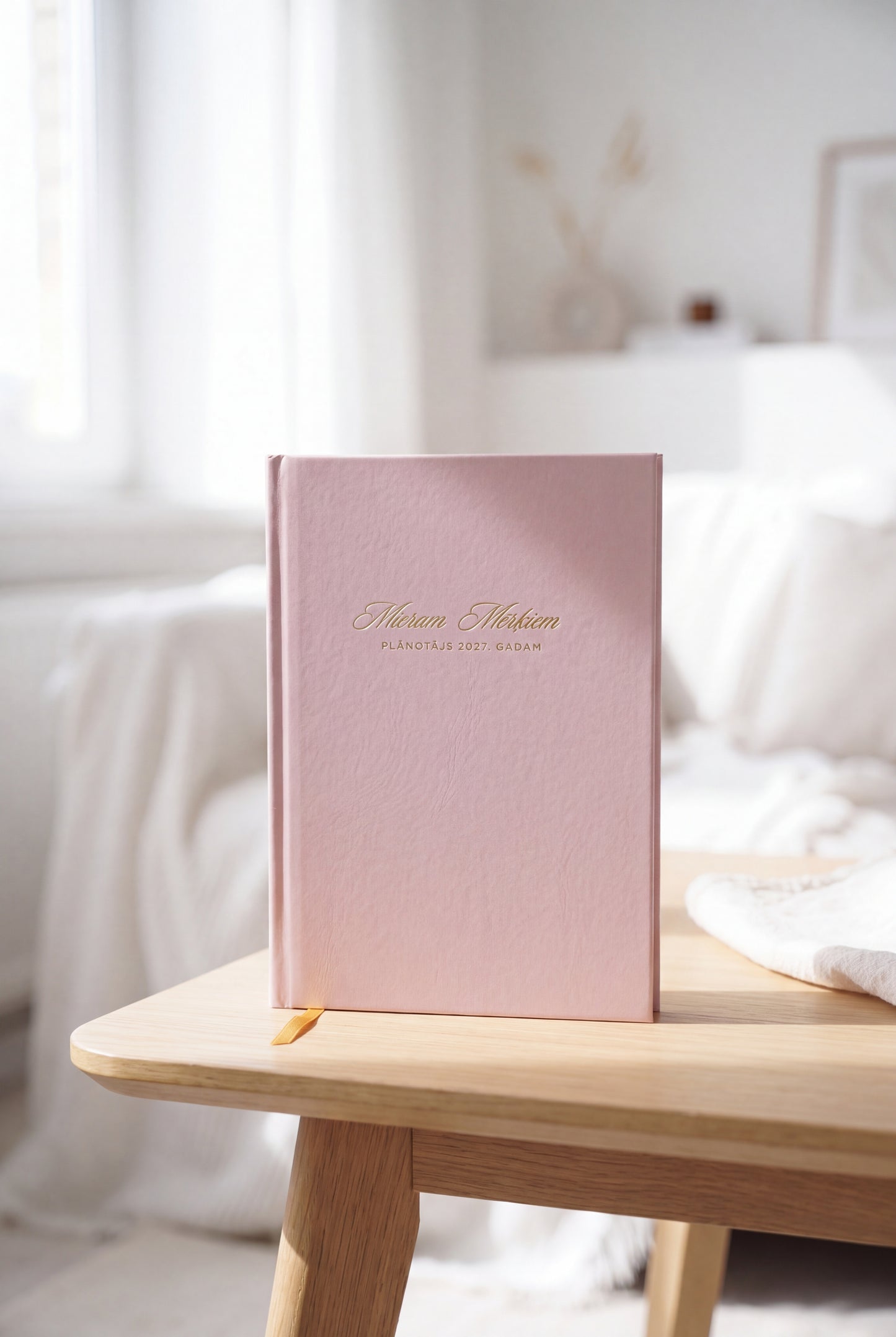 JAUNUMS. PŪDERROZĀ. Zīmola Dream Light Planner 2027 – elegants nedēļas plānotājs